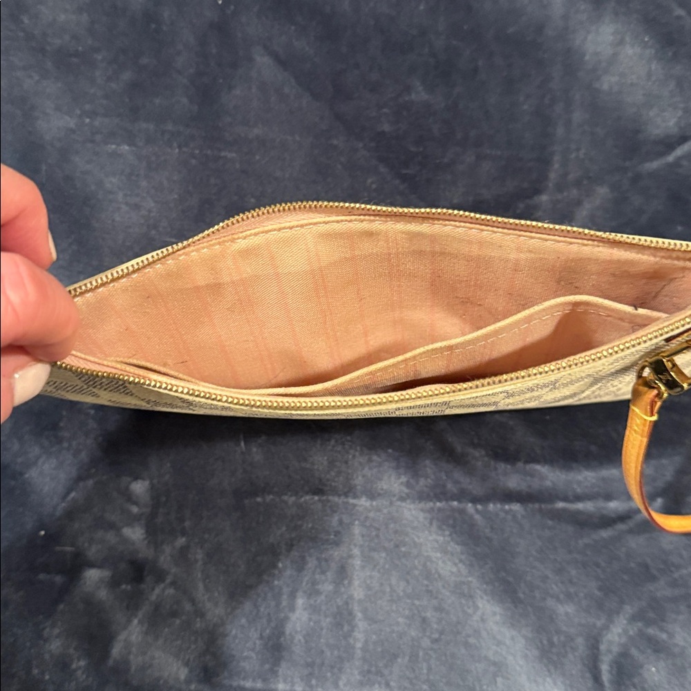 Louis Vuitton Damier Azur Wristlet Clutch - Picture 11 of 15